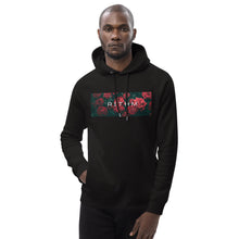 Load image into Gallery viewer, Black Hoodies Mens - Vintage Roses
